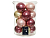 Набор стеклянных шаров Коллекция РОМАНТИКА ЗАКАТА, эмаль, 80 мм, 16 шт., Kaemingk (Decoris)
