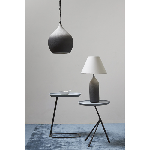 Столик приставной sustainable collection, D37,7 см, серый/черный фото 8