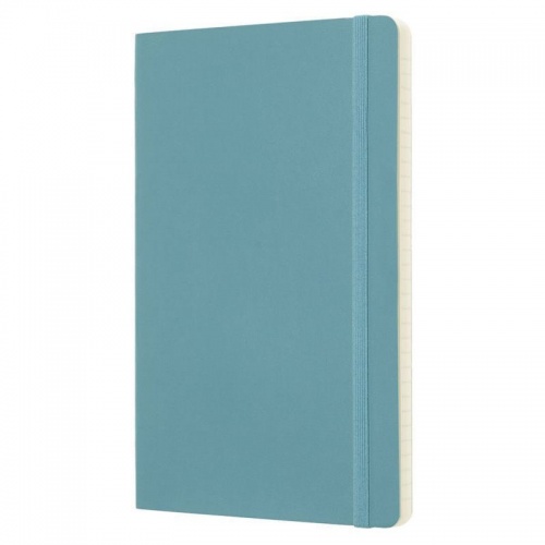 Блокнот Moleskine Classic Soft Large, 192 стр., голубой, в линейку фото 5