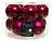 Набор стеклянных шаров матовых и эмалевых, цвет: магнолия, 60 мм, упаковка 10 шт., Kaemingk (Decoris)