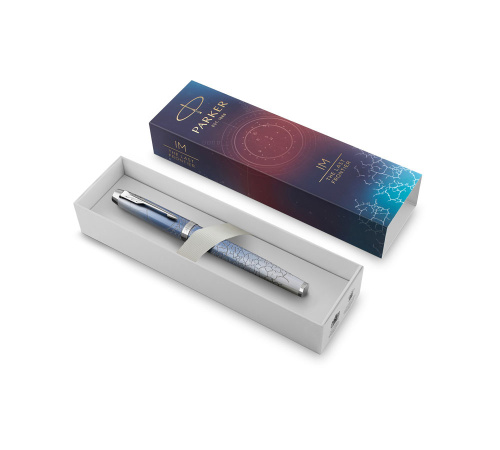 Parker IM SE - F316 Polar, перьевая ручка, F, подарочная коробка фото 2