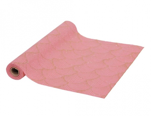 Ткань для декорирования "Романтичная экзотика", розовая, 28х270 см, разные модели, Koopman International фото 5
