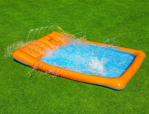 Надувной бассейн Slide-In Splash, 341x213x38 см, от 2 лет, BestWay, фото 4