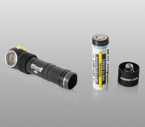 Мультифонарь светодиодный Armytek Wizard v3 Magnet USB+18650, 1120 лм, теплый свет, аккумулятор фото 10