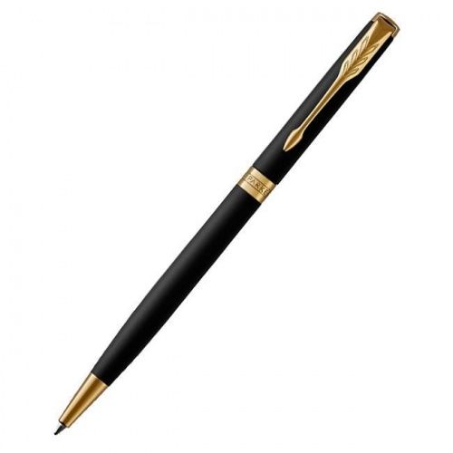 Parker Sonnet Core - Matte Black GT, шариковая ручка, M, BL