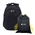 Рюкзак школьный Torber Class X 15,6'', черный, 45x32x16 см+ Мешок для сменной обуви в подарок!