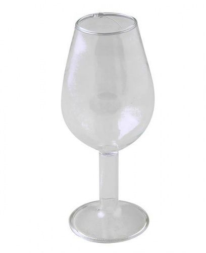 Елочное украшение "Бокал для вина", стекло, 12х5 см, BILLIET
