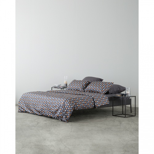 Комплект постельного белья полутораспальный из сатина с принтом triangles из коллекции wild фото 5