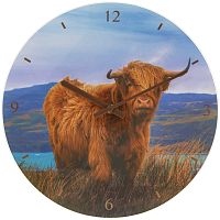 Часы настенные Шотландский бык D 30см