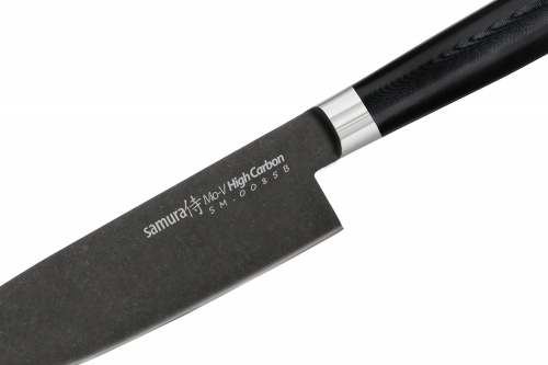 Нож Samura Mo-V Stonewash Шеф, 20 см, G-10 фото 4