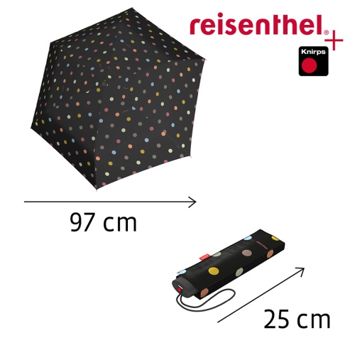 Зонт механический pocket mini dots фото 4