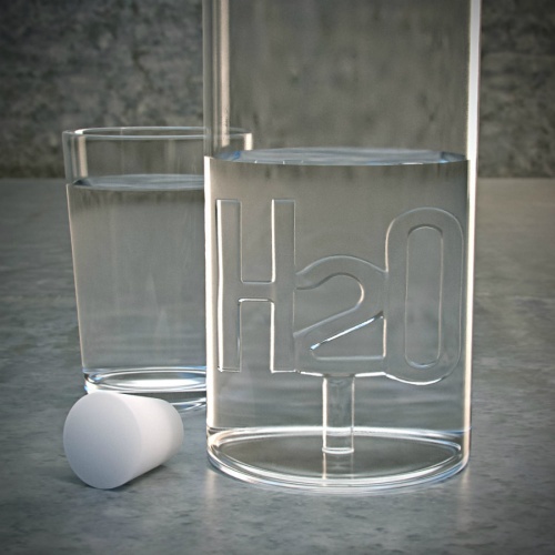 Бутылка для воды h2o, 1,2 л фото 2