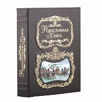 Подарочная книга - "Книжный Союз" - Родословная книга "Тройка (кожаный переплет)" с деталями в комплекте: руководство по заполнению, диск с видеоуроками и программами, подарочный сертификат на бесплатные услуги по оформлению Материал: картон, цвет: черный