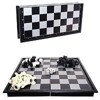 Игра настольная 3 в 1  (шахматы, шашки, нарды) с магнитной доской, L32 W6 H4 см 219837