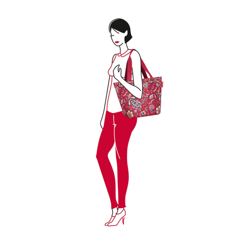 Сумка Shopper M paisley ruby фото 4