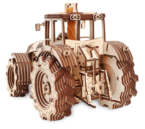 Конструктор деревянный 3D EWA Трактор фото 7