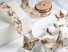 Декоративная лента ТЕССИЛЕ: ЗОЛОТОЙ ОЛЕНЬ, текстиль, 270х4 см, Koopman International