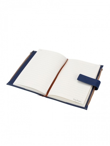 Записная книжка Pierre Cardin синяя в обложке, 21,5х15,5х3,5 см фото 8
