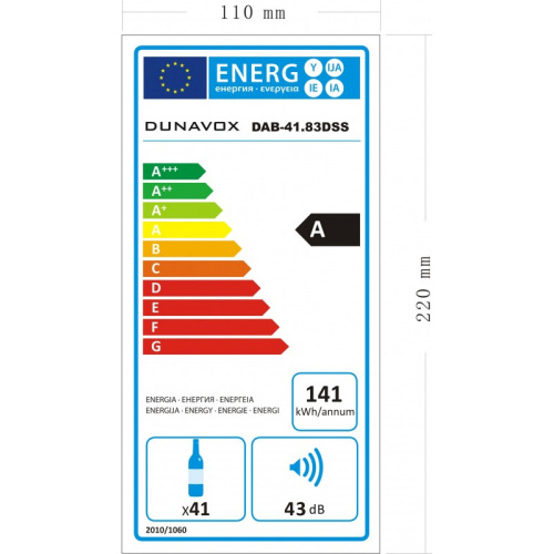 Винный шкаф Dunavox DAB-41.83 фото 9