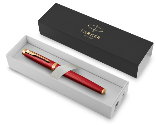 Parker IM Premium - Red GT, перьевая ручка, F фото 2