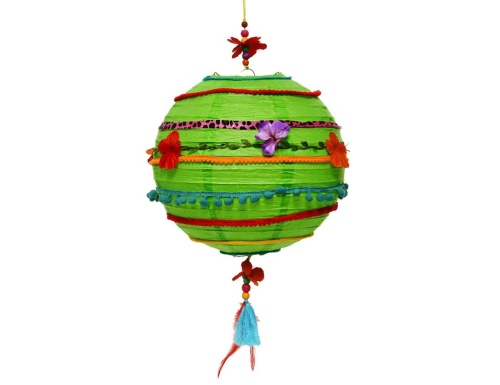 Бумажный шар для декора SUMMER JOY, подвесной, 30х50 см, Kaemingk фото 4