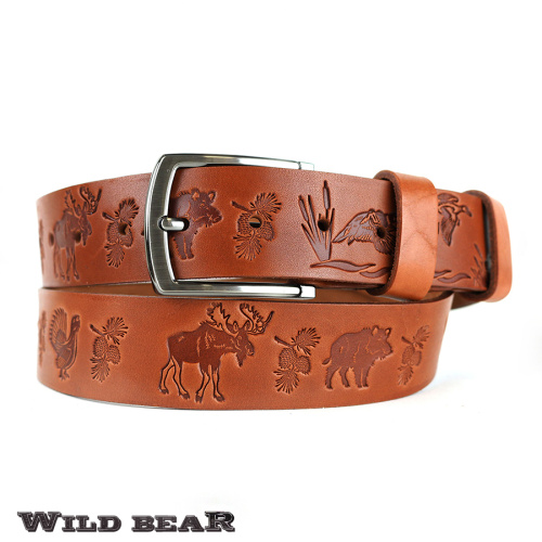 Ремень WILD BEAR RM-051m Light-brown