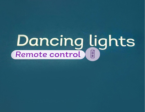 Светодиодное украшение ЁЖ - DANCING LIGHTS, 150 тёплых белых/разноцветных LED-огней, 70 см, таймер, ПДУ, уличное, Kaemingk фото 3