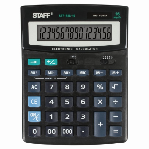 Калькулятор настольный Staff STF-888-16 16 разрядов 250183