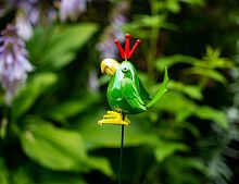 Садовый штекер "Яркий птах", пластик, 12x10x6 см, высота 60 см, Kaemingk