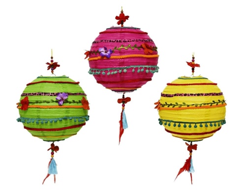 Бумажный шар для декора SUMMER JOY, подвесной, 30х50 см, Kaemingk фото 5
