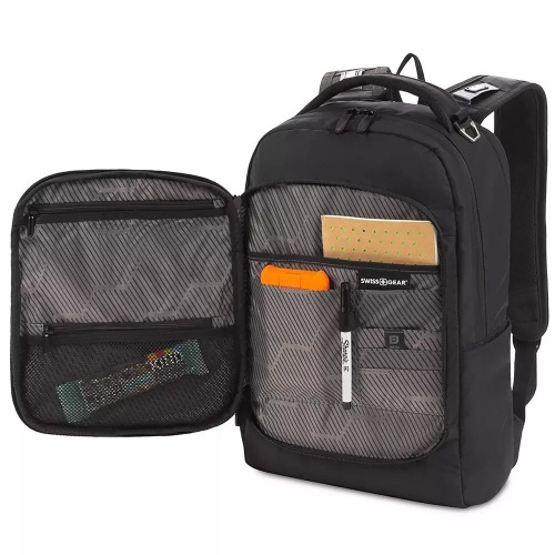 Рюкзак Swissgear 15,6", черный, 30x13x44 см, 17 л фото 7