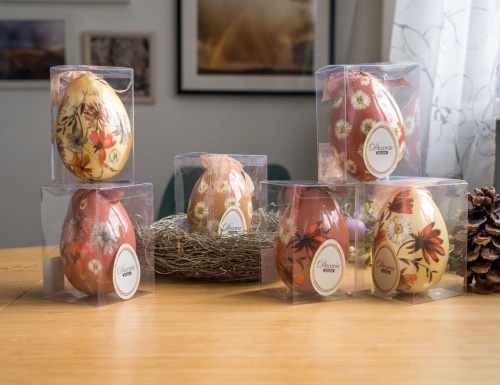 Декоративные пасхальные яйца УСЛАДА ДЛЯ ДУШИ крупные, 12 см (упаковка 6 шт.), Kaemingk фото 3