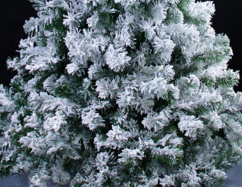 Искусственная елка "Кристина" заснеженная (флокированная), (хвоя - PVC), Ели PENERI фото 2