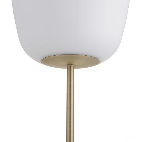 Лампа напольная silk, d22 см, белое опаловое стекло фото 4