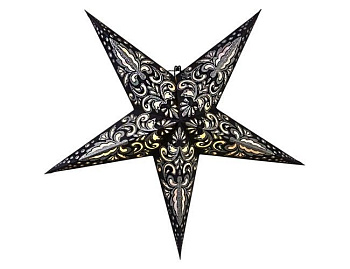 Подвесная звезда плафон БЛЭЙЗ (чёрная), 60 см, STAR trading
