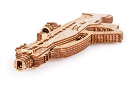 Механическая сборная модель Wood Trick Штурмовая винтовка USG-2 фото 6
