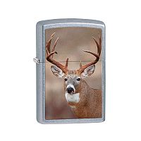 Зажигалка ZIPPO Classic с покрытием Street Chrome™, латунь/сталь, серебристая, матовая, 36x12x56 мм, 29081