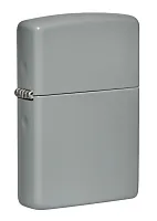 Зажигалка Zippo Classic с покрытием Flat Grey, латунь/сталь, серая, глянцевая, 38x13x57 мм