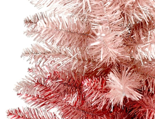 Искусственная ель из фольги Vegas, розовая (градиент), A Perfect Christmas фото 4