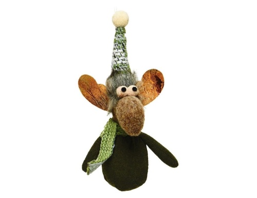 Ёлочная игрушка ОЛЕНЬ ТИЛЛО с шарфом, полиэстер, 20 см, Kaemingk (Decoris) фото 3