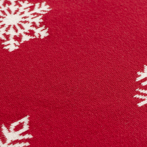 Плед из хлопка с новогодним рисунком fluffy snowflakes из коллекции new year essential, 130х180 см фото 8