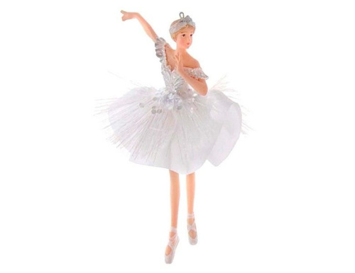 Ёлочная игрушка БАЛЕРИНА МАНОН, полистоун, 14 см, подвеска, Kurts Adler