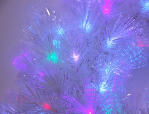 Оптиковолоконный венок "Северное сияние", белый, разноцветные светодиоды, мерцающий, 50 см, Edelman, Luca фото 5