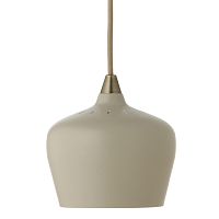 Лампа подвесная cohen small, 15хD16 см, серо-коричневая матовая, коричневый шнур