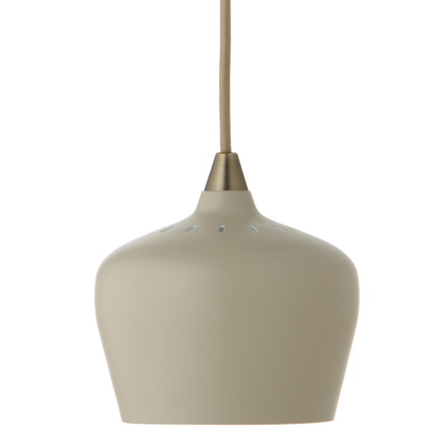 Лампа подвесная cohen small, 15хD16 см, серо-коричневая матовая, коричневый шнур