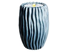 Декоративный садовый фонтан-вазон "Фессалия", искусственный камень, антрацитовый, тёплая белая LED-подсветка, 54х38 см, Kaemingk (Lumineo)