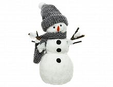 Ёлочная игрушка "Снеговичок в шапочке", 27 см, Kaemingk