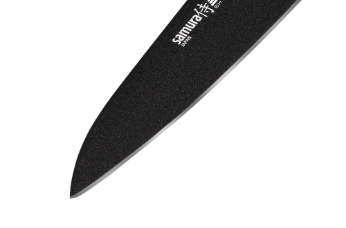 Нож Samura овощной Shadow с покрытием Black-coating, 9,9 см, AUS-8, ABS пластик фото 3