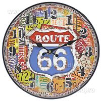 Часы "Route 66" 34*5*34 см