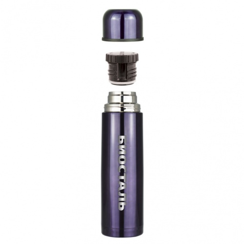 Термос Biostal (1 литр), фиолетовый фото 2